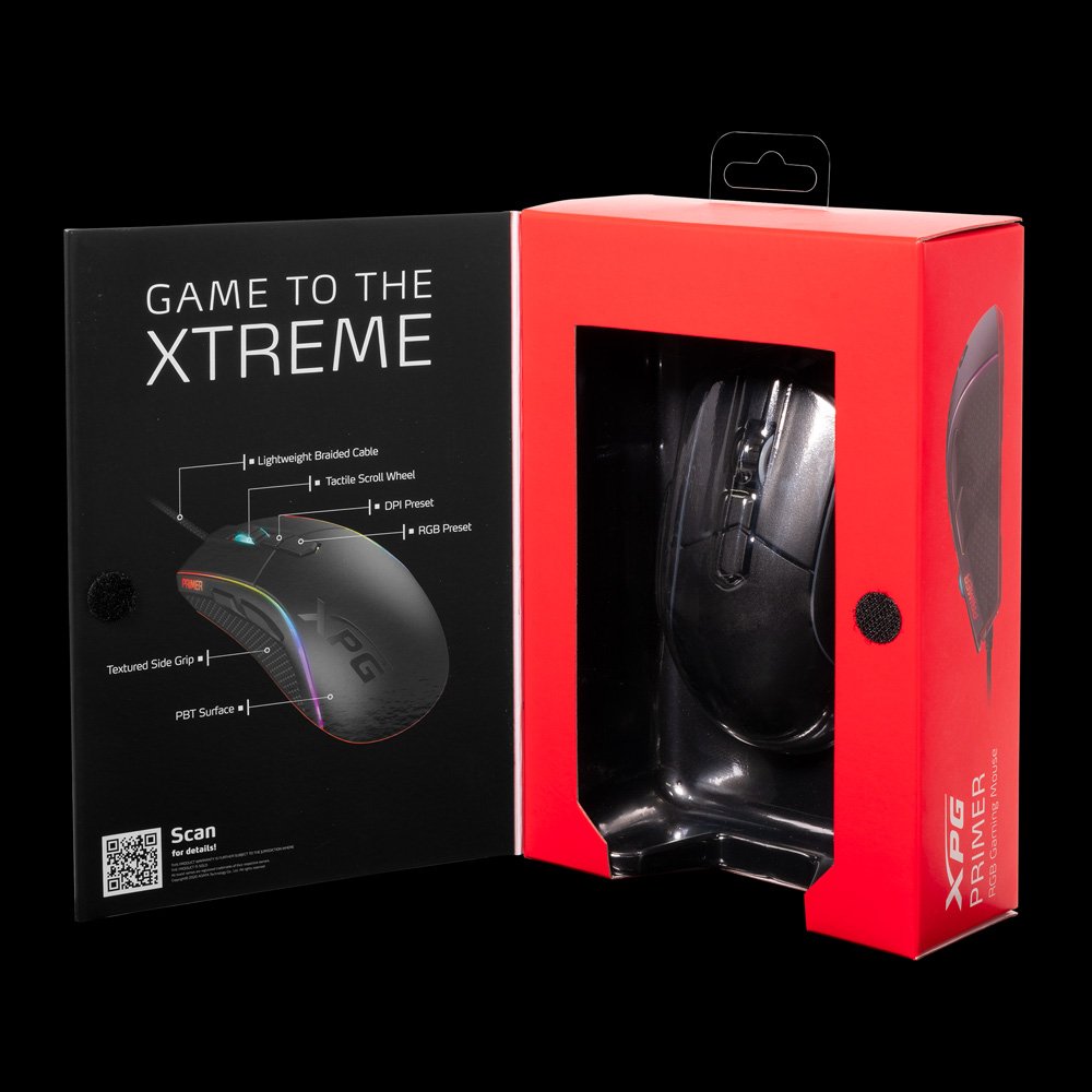 Raton Gaming Xpg Primer Negro Retail