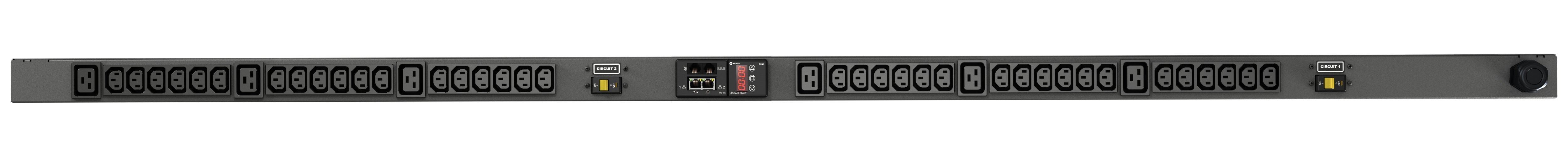 EAN 5704174036739 - Vertiv Geist rPDU, monitored, 0U, input IEC60309 230V 32A, outputs (36)C13 | (6)C19 unidad de distribució imagen 1