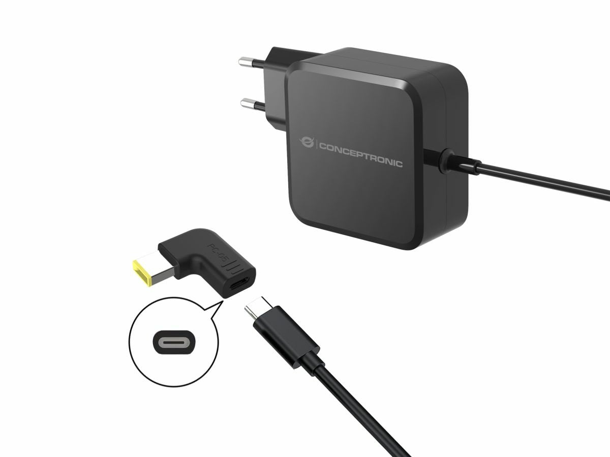 Conceptronic Adaptador Usb-C -> Dc, Lenovo Slim Tip 18-20v Sw