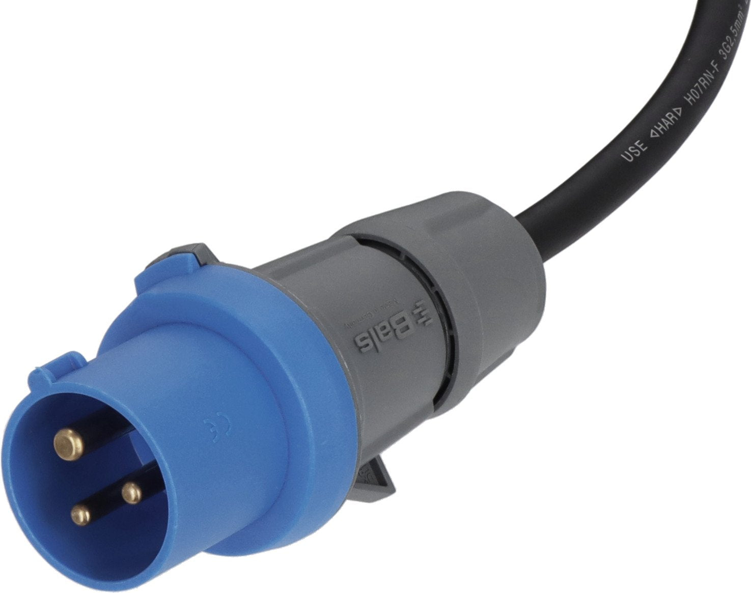 Brennenmuhl Adaptador-Leitung 1,5m H07rn-F3g2.5 Sw Mecker