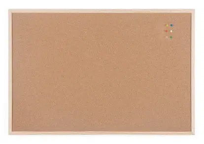 Pizarra De Corcho Q-Connect 60x40cm Marco De Madera