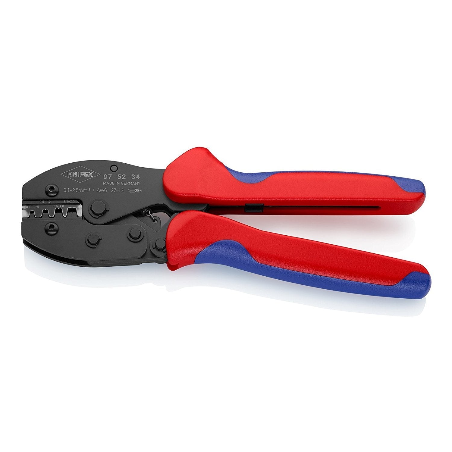 Alicates Para Engarzar Knipex Preciforce 97 52 34 Sb Rojo/Azul, Engarzar 0,1 - 2,5 Mm² 97 52 34 Sb