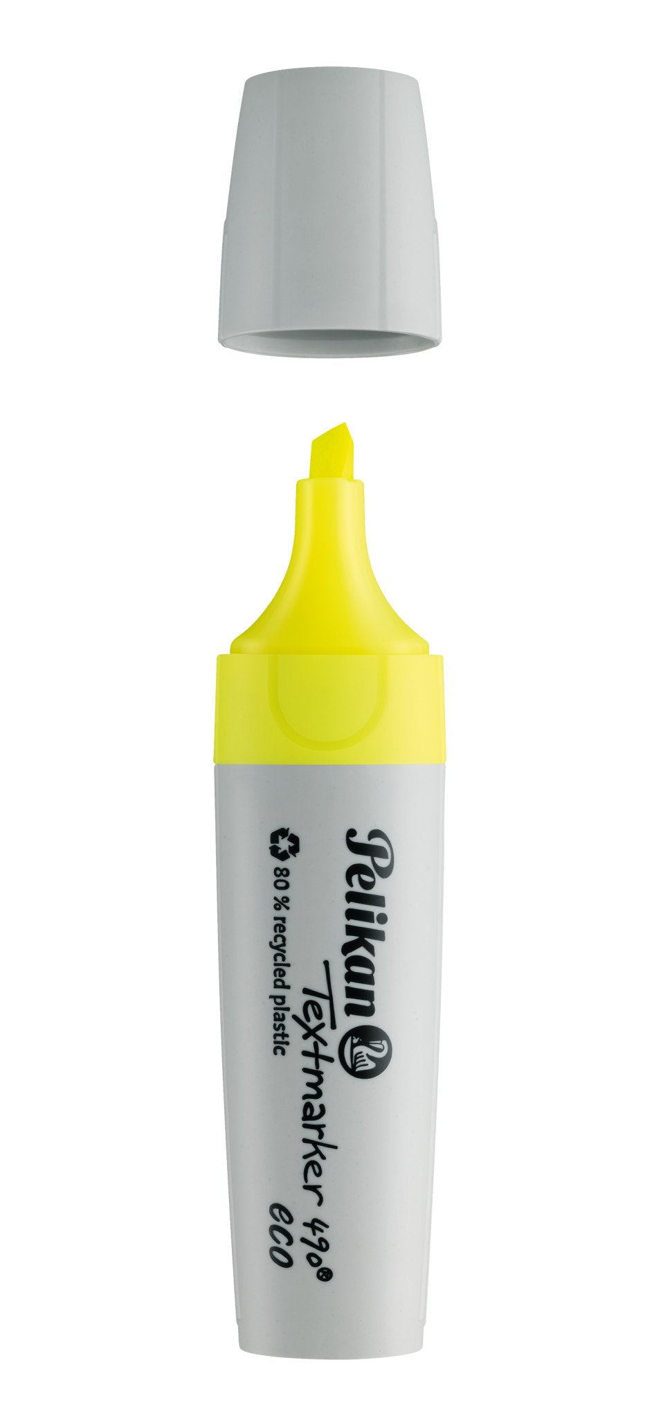 EAN 4012700823403 - Pelikan Textmarker 490 eco marcador 1 pieza(s) Punta de cincel Amarillo imagen 3