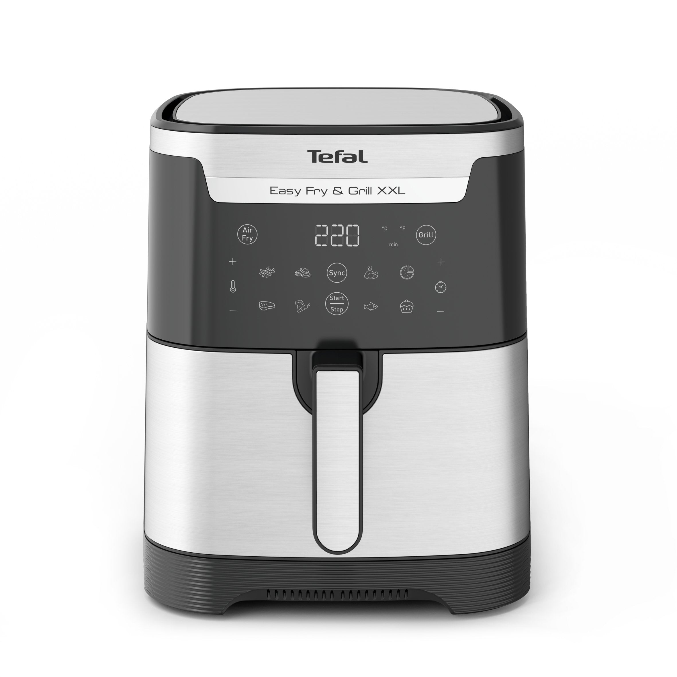 EAN 3045387248253 - Tefal Easy Fry & Grill EY801D 6,5 L Independiente 1650 W Freidora de aire caliente Acero inoxidable imagen 2