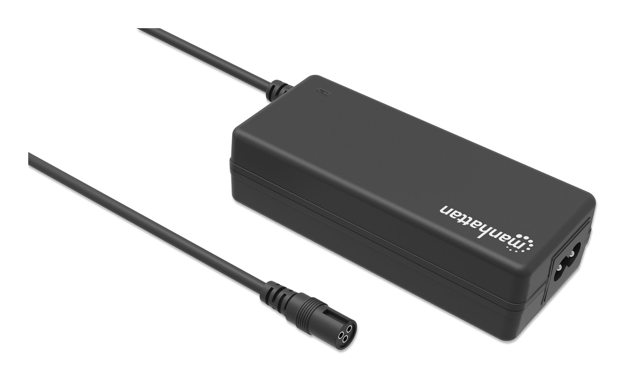 EAN 0766623180962 - Manhattan 180962 adaptador e inversor de corriente Interior 65 W Negro imagen 2