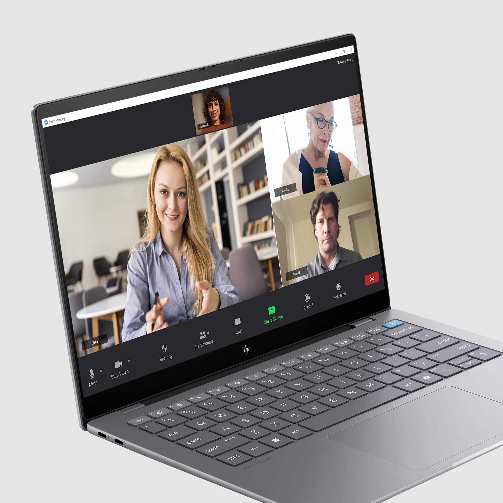 EAN 198701252245 - HP OmniBook X 14-fe0009ns Copilot+ PC Qualcomm Snapdragon X1E-78-100 Portátil 35,6 cm (14") Pantalla tácti imagen 13