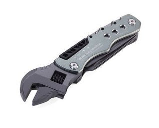 Alicate Troika Tol44/Gy Multiherramienta Para Bolsillo 12 Herramientas Gris