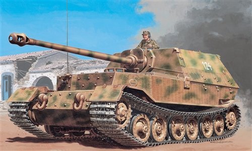 EAN 8001283802116 - Italeri SD.KFZ.184 PANZERJAGER ELEFANT Tank model Kit de montaje 1:35 imagen 2