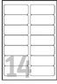 Avery Zweckform Etiquetas Blanco L7063-20 Wasserfeste Etiketten