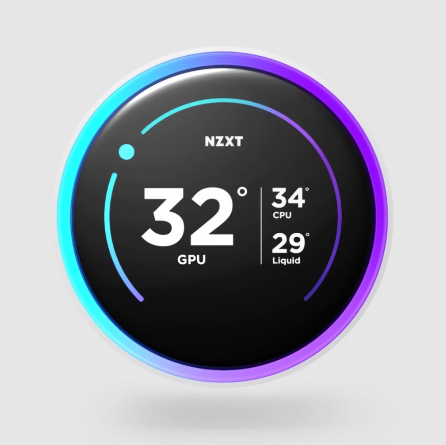 Refrigerador Liquido Cpu Nzxt Kraken Elite 280 2x140 Blanco Rl-Kr28e-W1