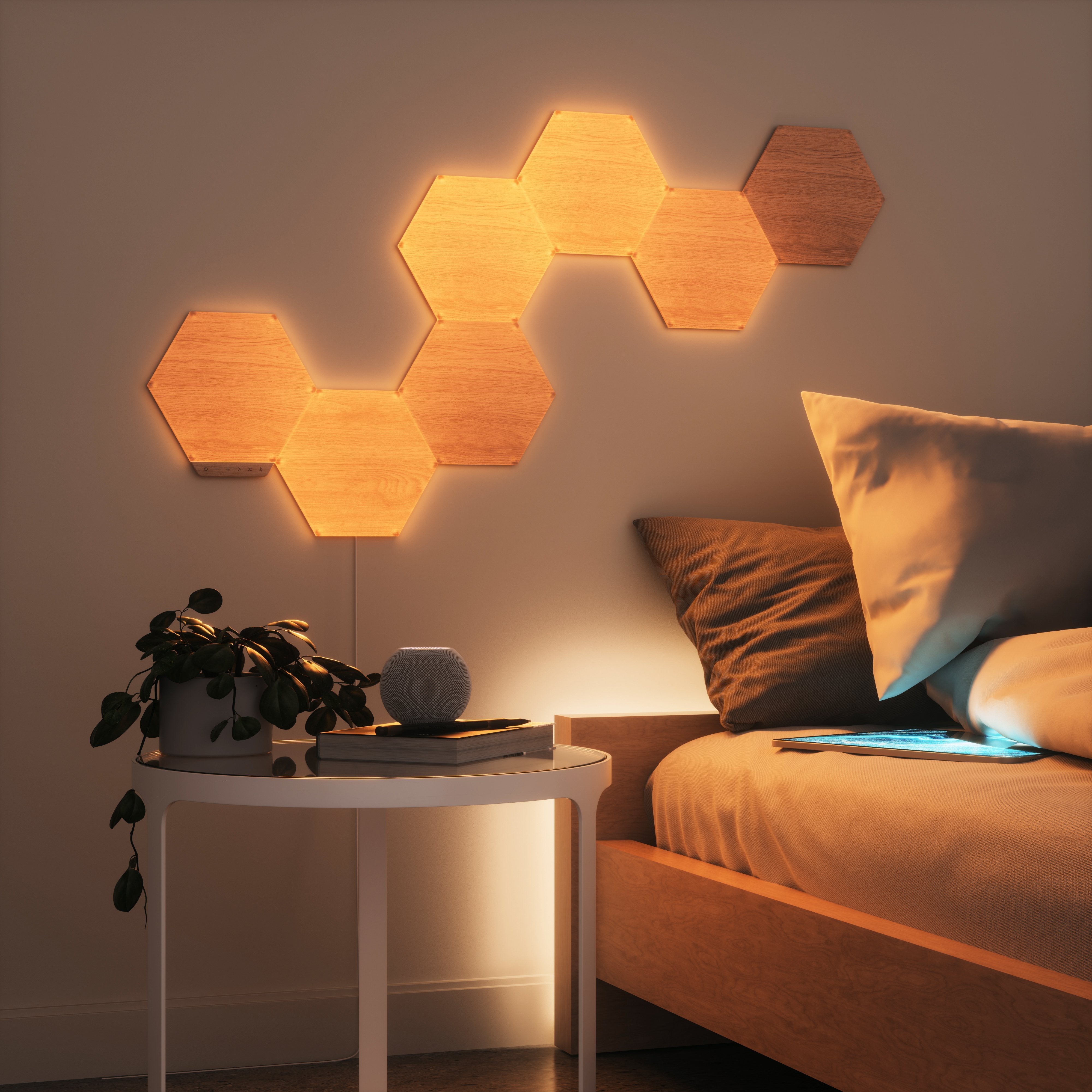 Panel Led Nanoleaf Elements Hexagons Starterkit 13pk