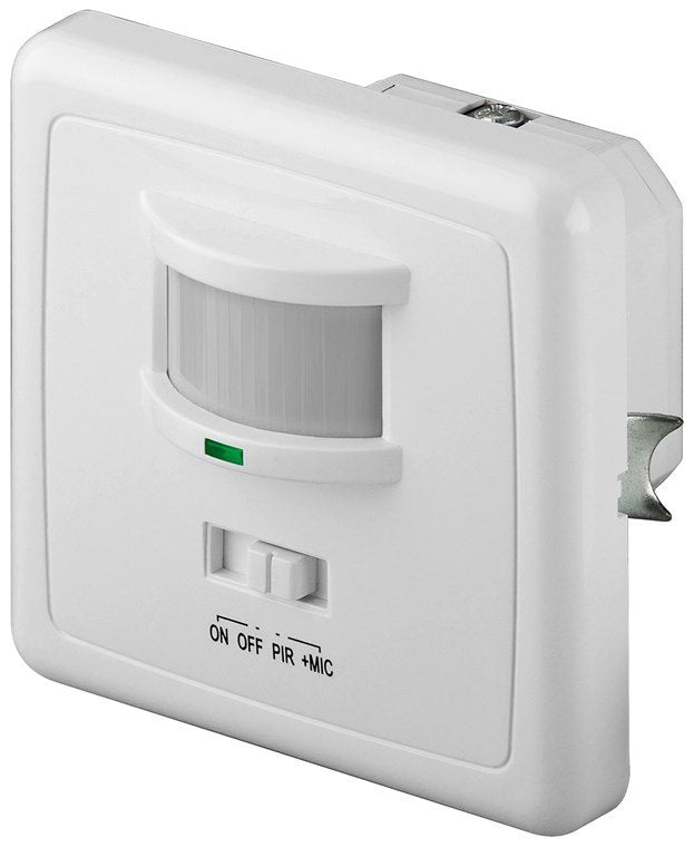 EAN 4040849951718 - Goobay 95171 detector de movimiento Sensor infrarrojo pasivo (PIR) Alámbrico Pared Blanco imagen 1