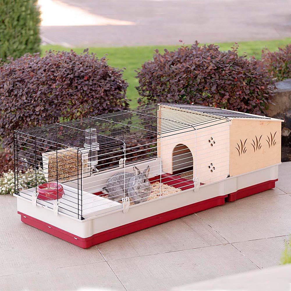 EAN 8010690142883 - Ferplast Krolik 140 Plus Rabit Gris, Rojo imagen 3