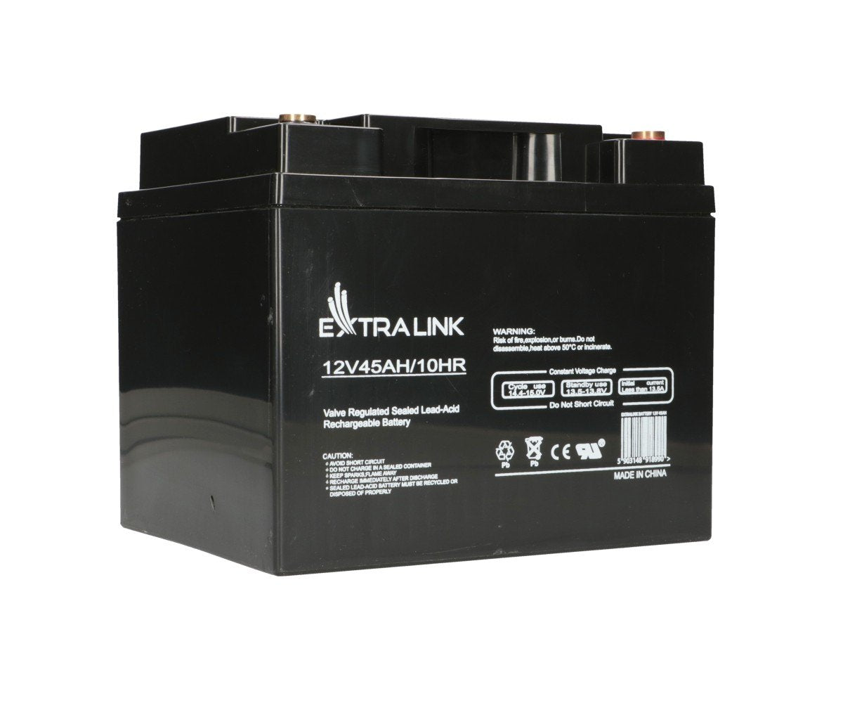 EAN 5903148918990 - Extralink AKUMULATOR BATTERY ACCUMULATOR AGM 12V 45AH Sealed Lead Acid (VRLA) imagen 1