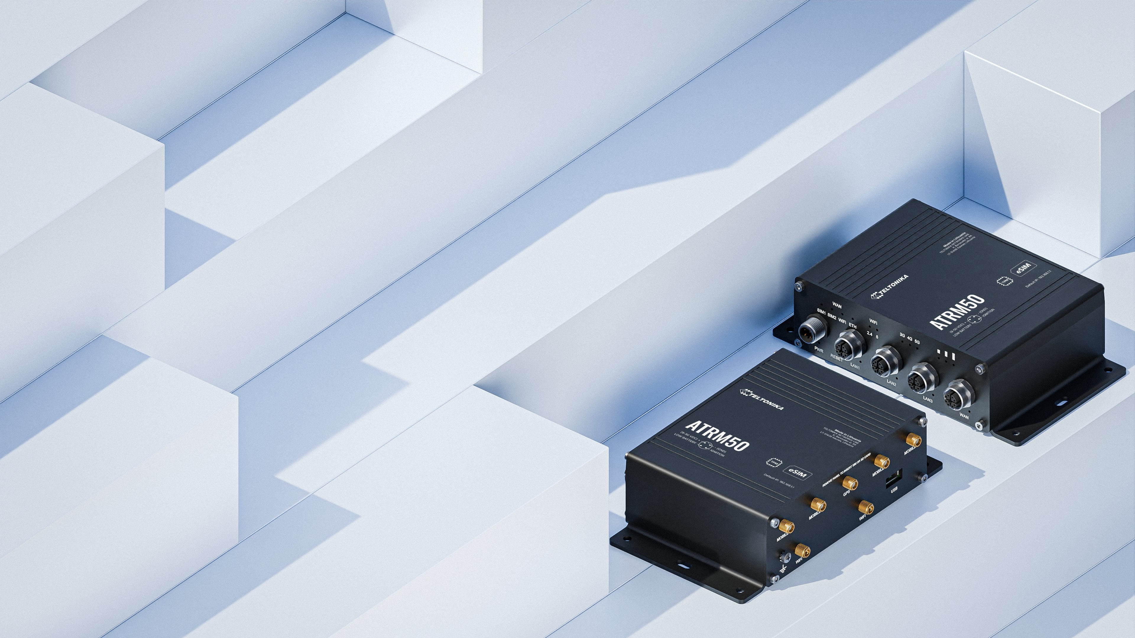 EAN 4779051844869 - Teltonika ATRM50 5G Router for Transportation, Ultra-High Cellular Speeds, M12 CONNECTORS, DUAL SIM & eSI imagen 10