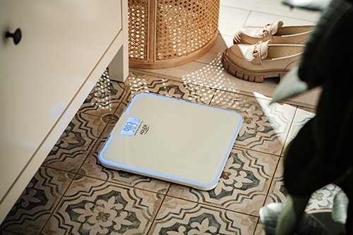 Báscula Adler Ad 8183 Plaza Personal Electrónica Azul Blanco