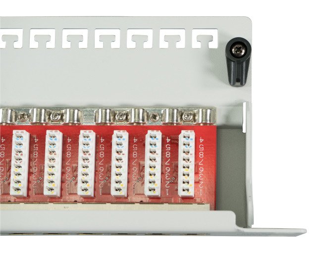 Efb Patchpanel Stp 24xrj45 Cat.6a, 19 1he, Ral7035 Grau