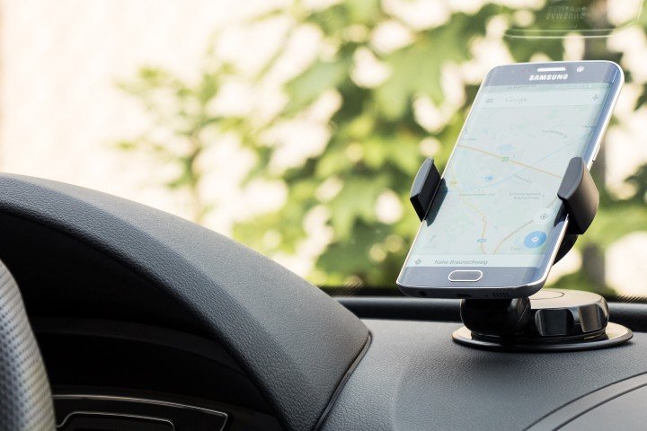 Goobay 40733 Soporte Teléfono Móvil/Smartphone Negro Negro, Teléfono Móvil/Smartphone, Coche, Negro