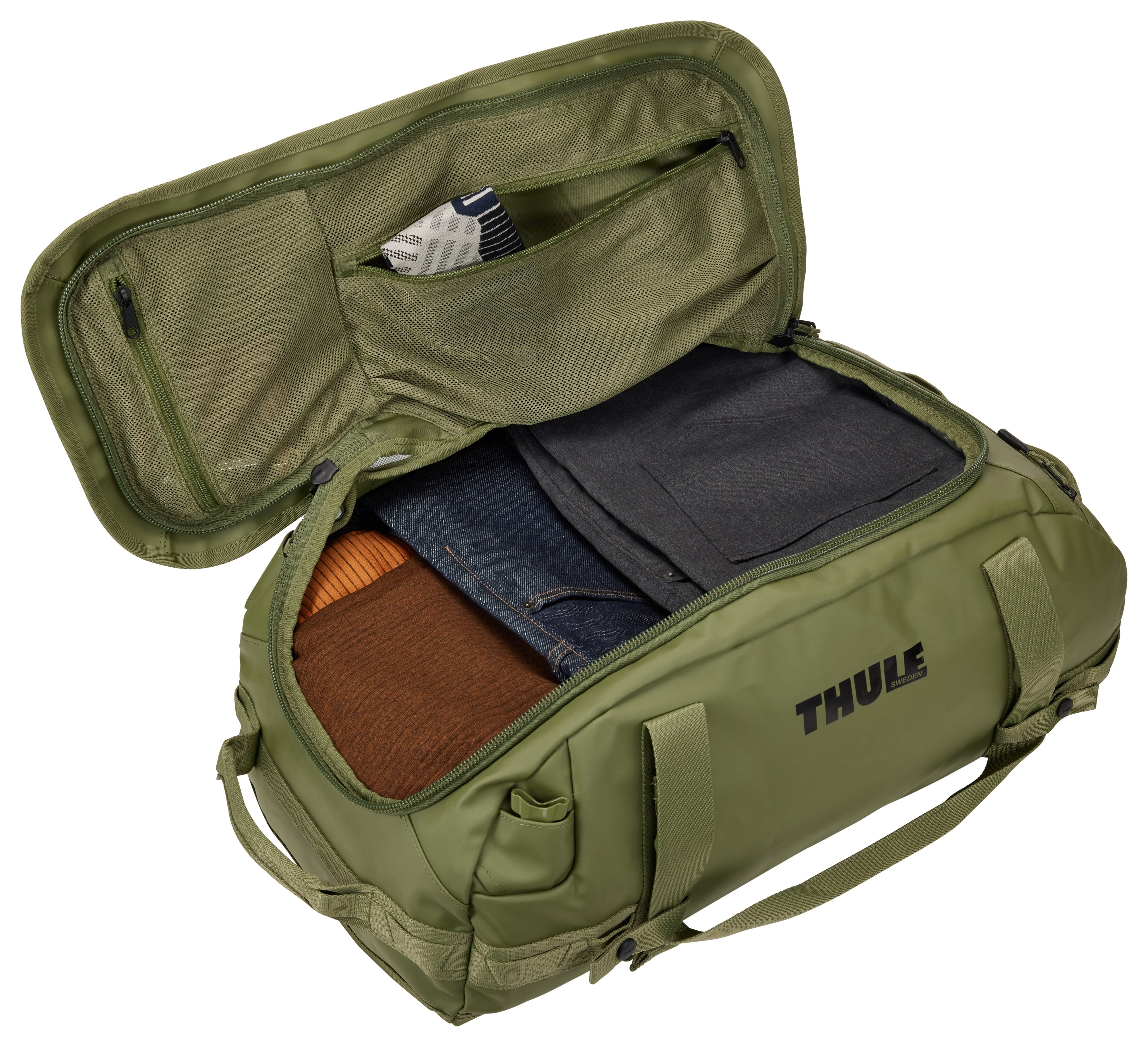 EAN 0085854255202 - Thule Chasm TDSD302 Olivine bolso de lona 40 L Poliéster Oliva imagen 5