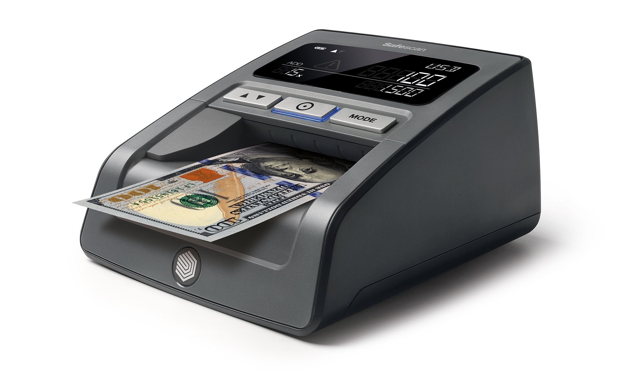 Safescan 185-S, Detector De Billetes Falsos Automático, Detección 7 Puntos Para 8 Divisas, Bce Testado, Puerto Usb + Sd Para Actualizaciones, Negro