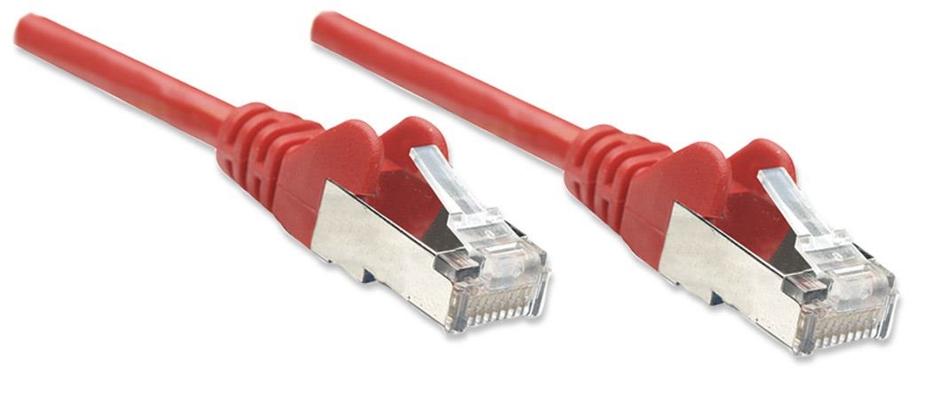 Cable Intellinet De Red Rj45 Sf Utp Cat5e 7.5m Hebelschutz Rot
