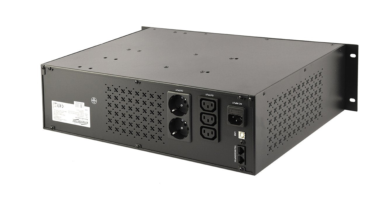 EAN 8716309124768 - Gembird UPS-RACK-2000 sistema de alimentación ininterrumpida (UPS) Línea interactiva 2 kVA 1200 W 4 salid imagen 2