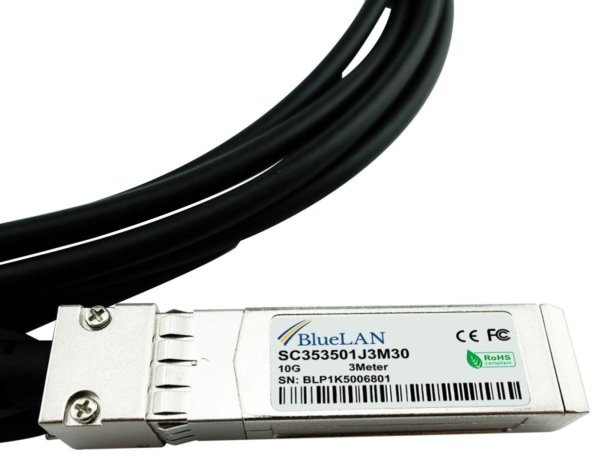 EAN 4063232245904 - BlueOptics R9D20A-BL Cable de fibra óptica e InfiniBand 3 m SFP+ Negro, Plata imagen 2