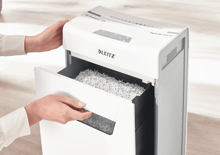 EAN 4002432127177 - Leitz 80920000 triturador de papel 55 dB Gris, Blanco imagen 8