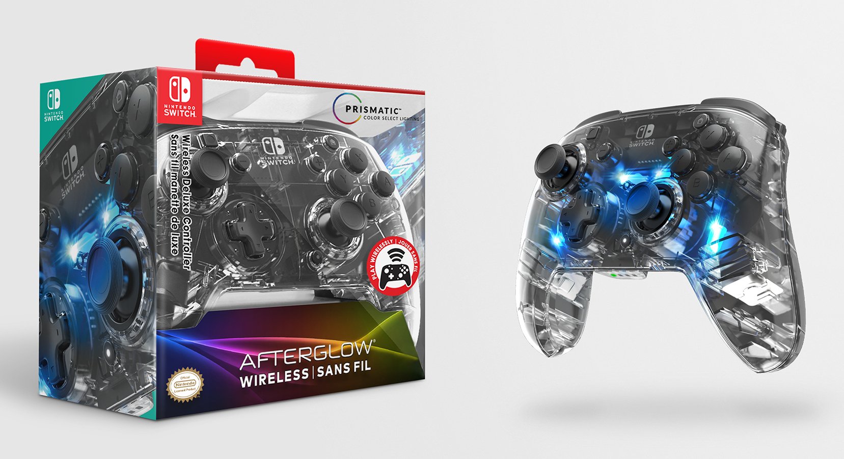 EAN 0708056066062 - PDP Afterglow Negro, Transparente Gamepad Analógico/Digital Nintendo Switch, Nintendo Switch Lite, Ninten imagen 8