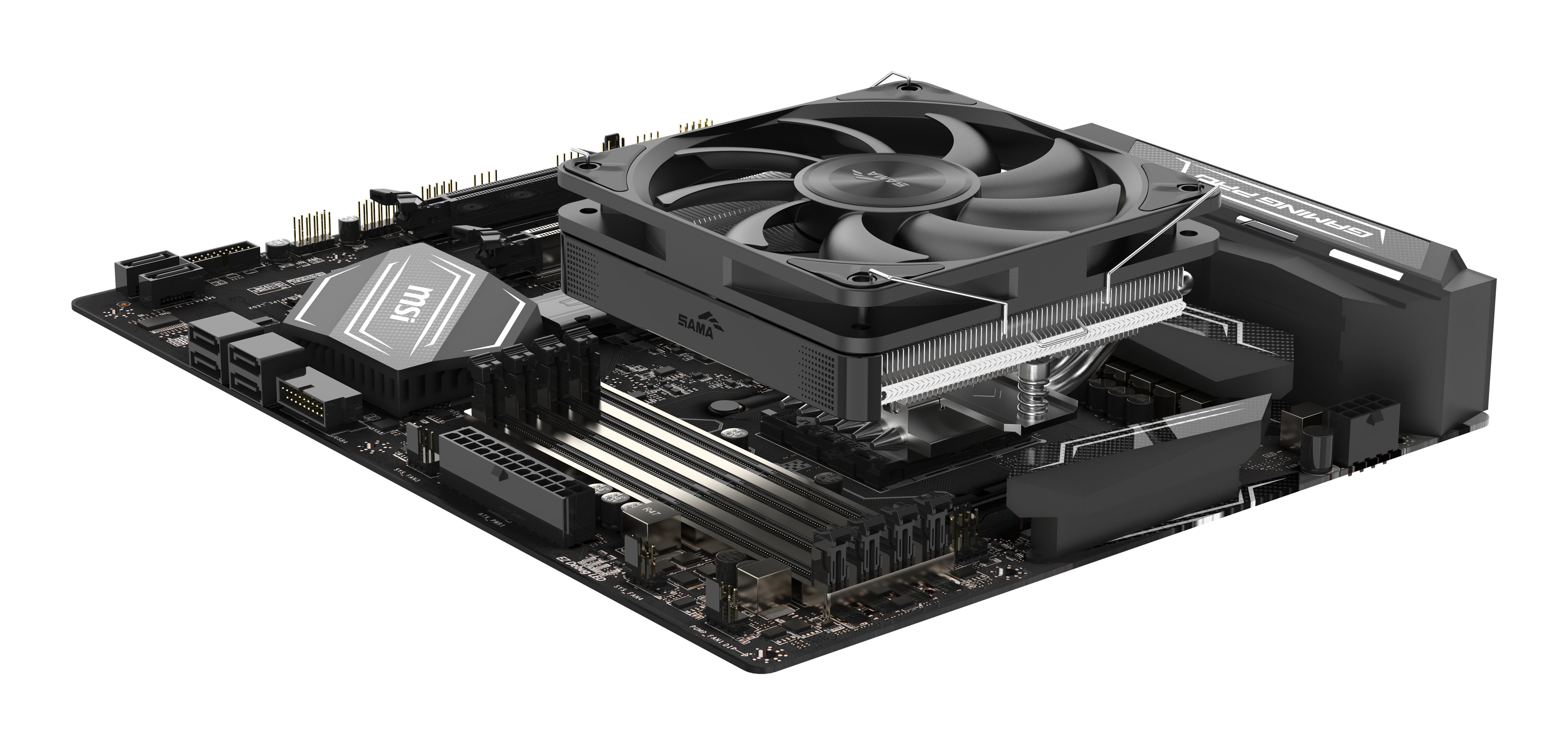 Sama U60 Cpu Lã¼fter Low Profile Argb 120mm Retail
