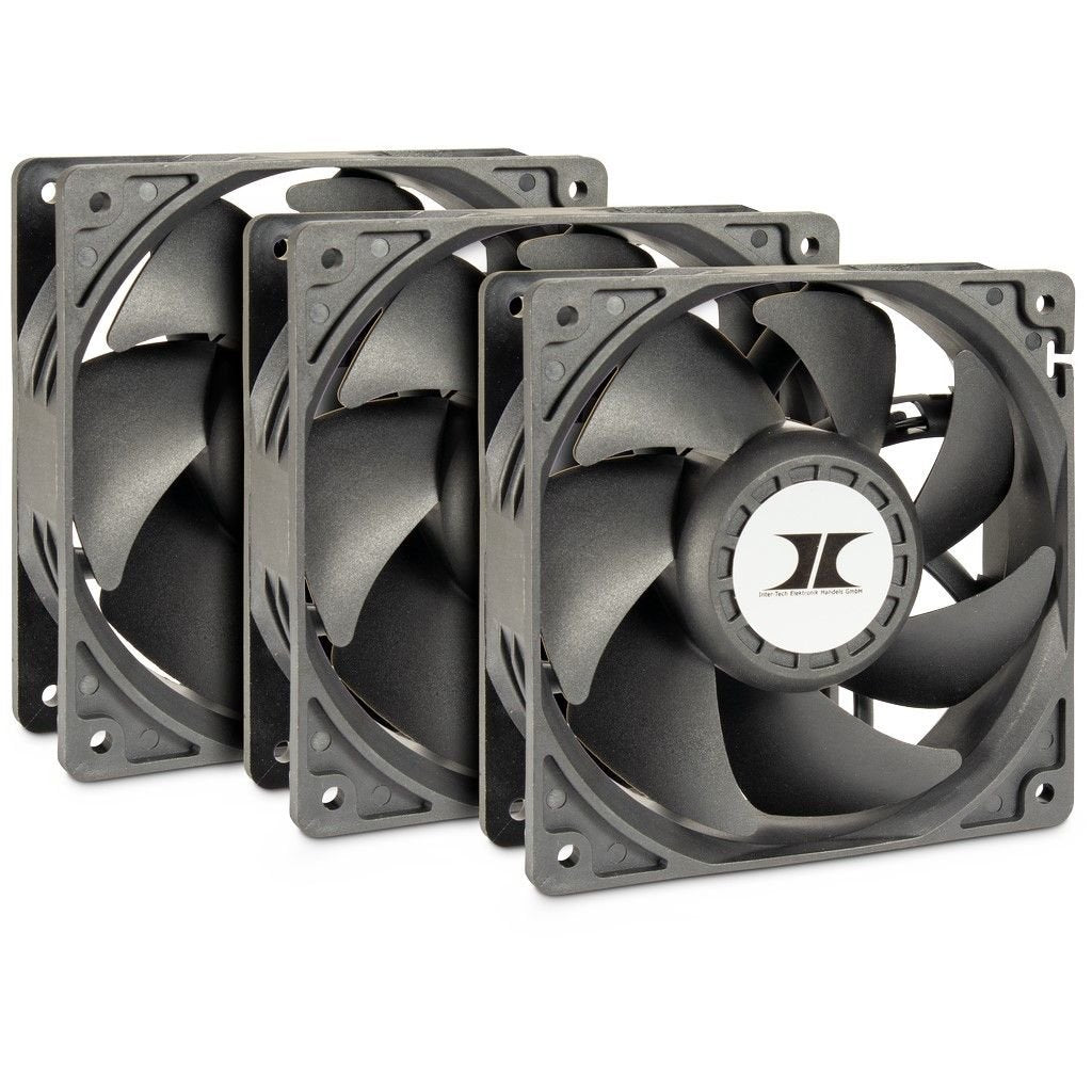 Inter-Tech Ventilador 120*120*38 Ipc Fan Set 3xventilador 120mm