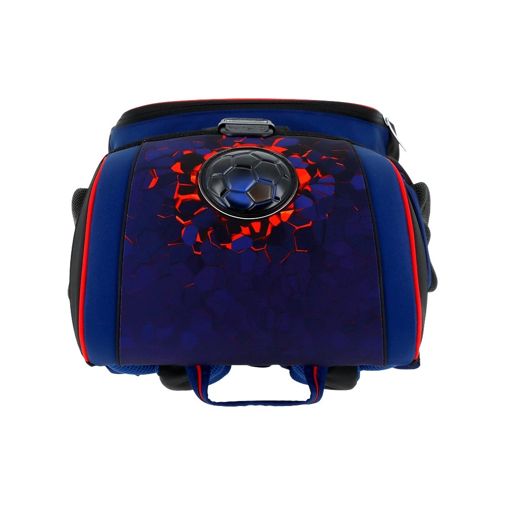 Herlitz Juego De Mochilas Escolares De 4 Piezas, Color Azul Y Rojo,