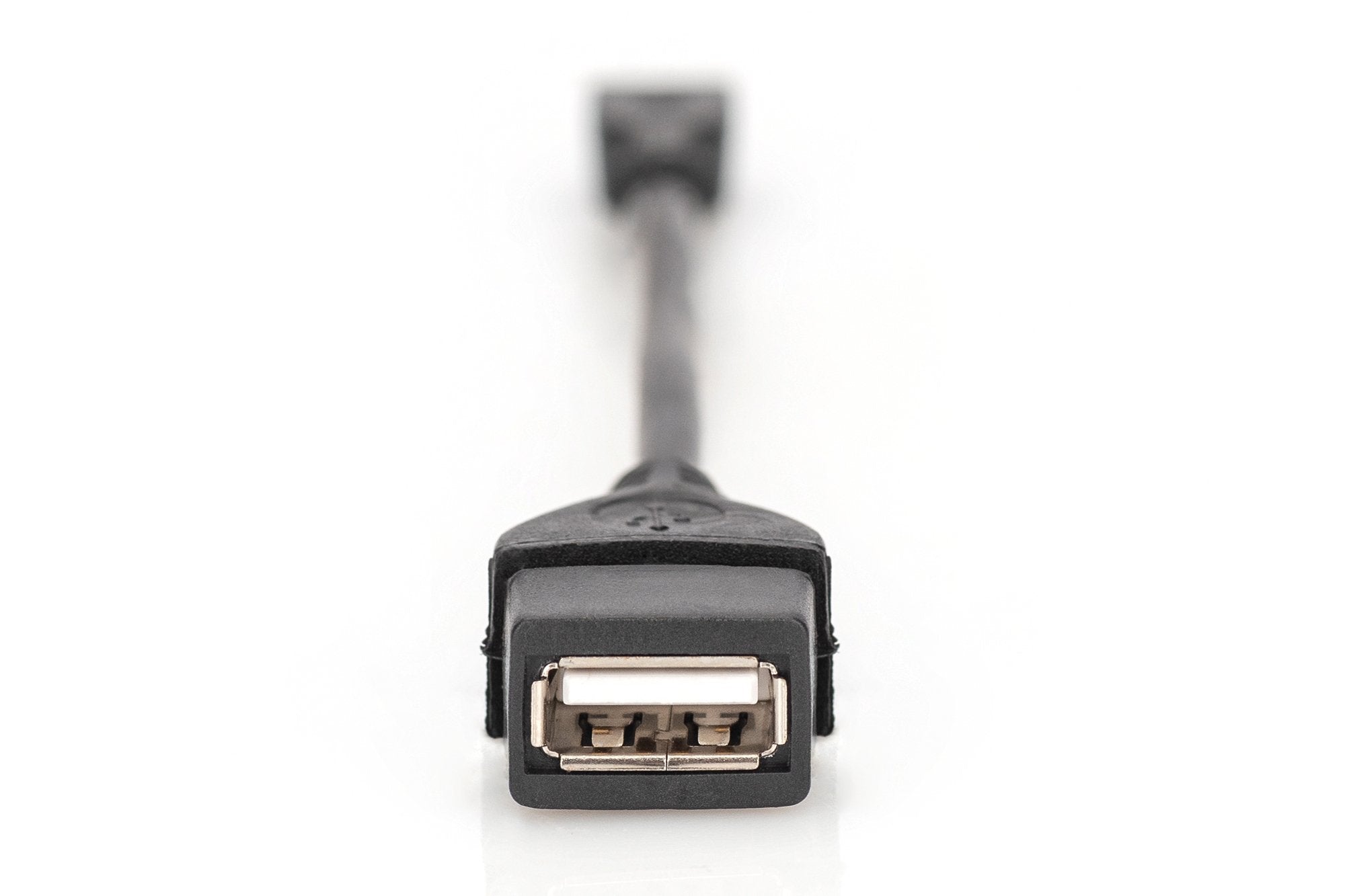 Cable Digitus Adaptador Usb 2.0 Otg Tipo Micro B - A M/H 0,2m Sw
