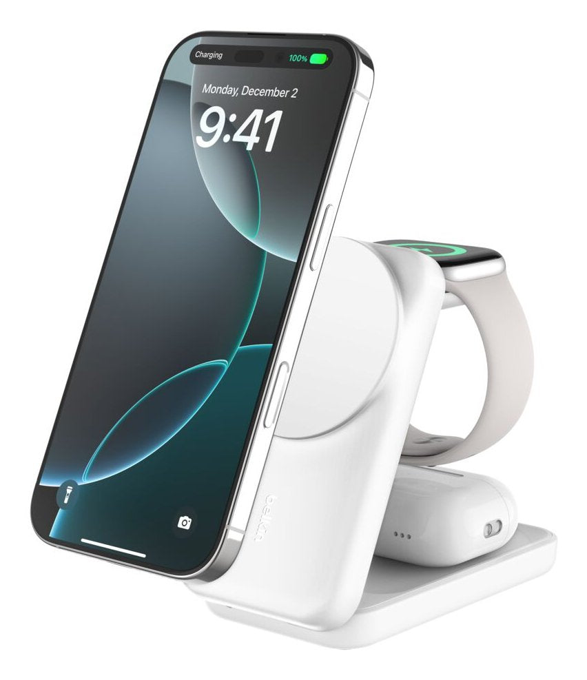 EAN 745883919727 - Belkin Qi2 Fitness tracker, Auriculares, Smartphone, Reloj inteligente Blanco USB Cargador inalámbrico Car imagen 1