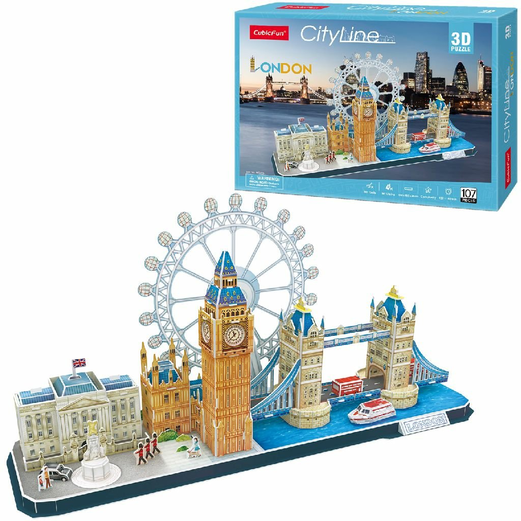 EAN 6944588202538 - CubicFun MC253h Puzle 3D 107 pieza(s) Edificios imagen 1