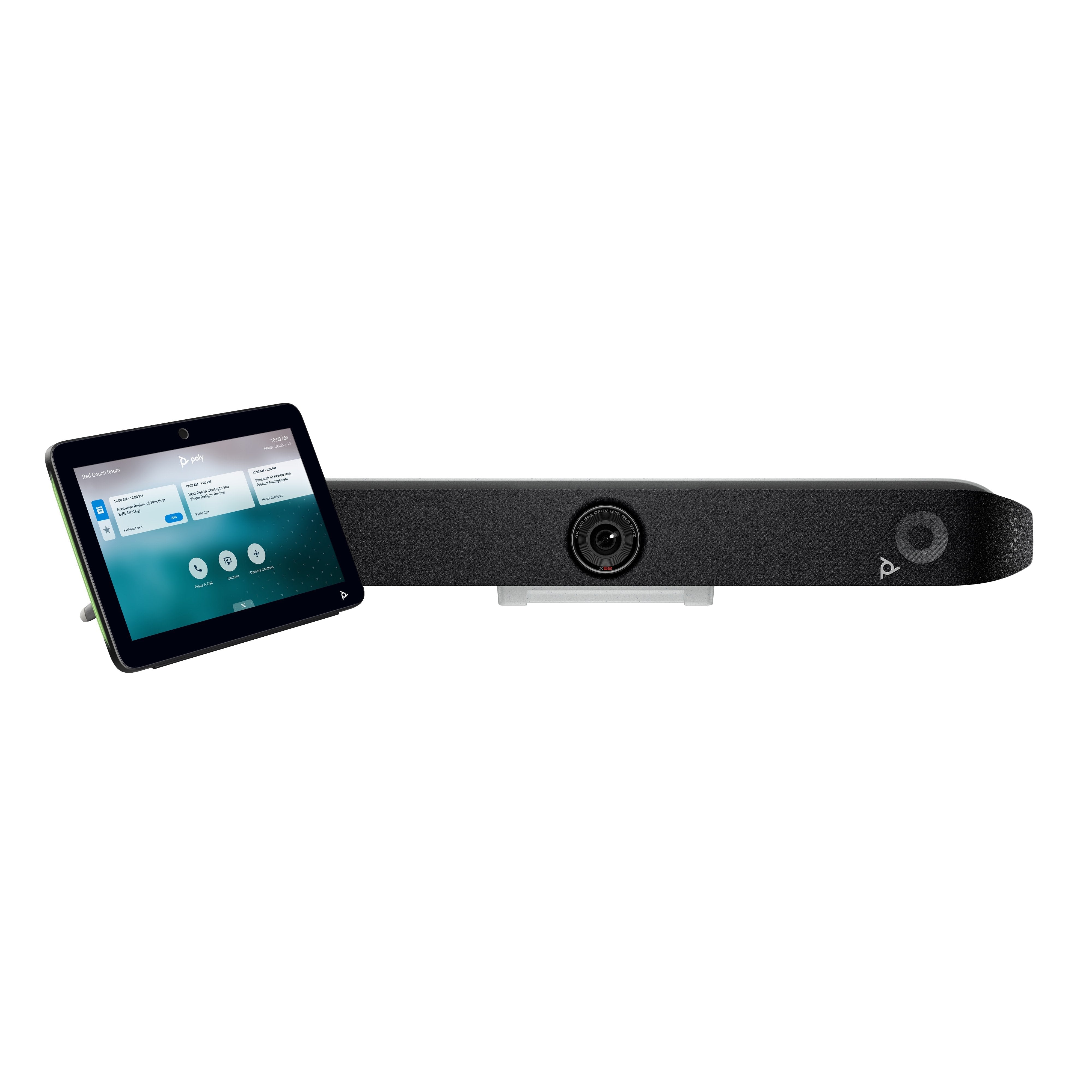 Poly Studio X52 All-In-One Video Bar With Tc10 Controller Kit No Power Cord Gsa/Taa Replaces Poly Sku G7200-88085-125
