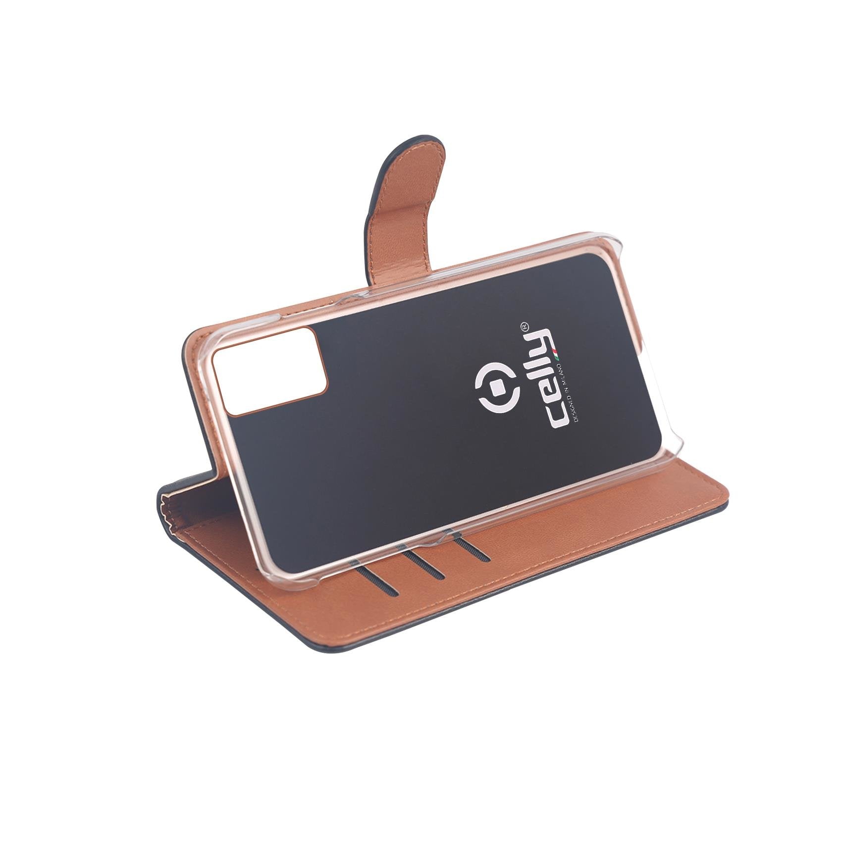 EAN 8021735760047 - Celly Wally funda para teléfono móvil 16,3 cm (6.4") Funda cartera Negro imagen 2