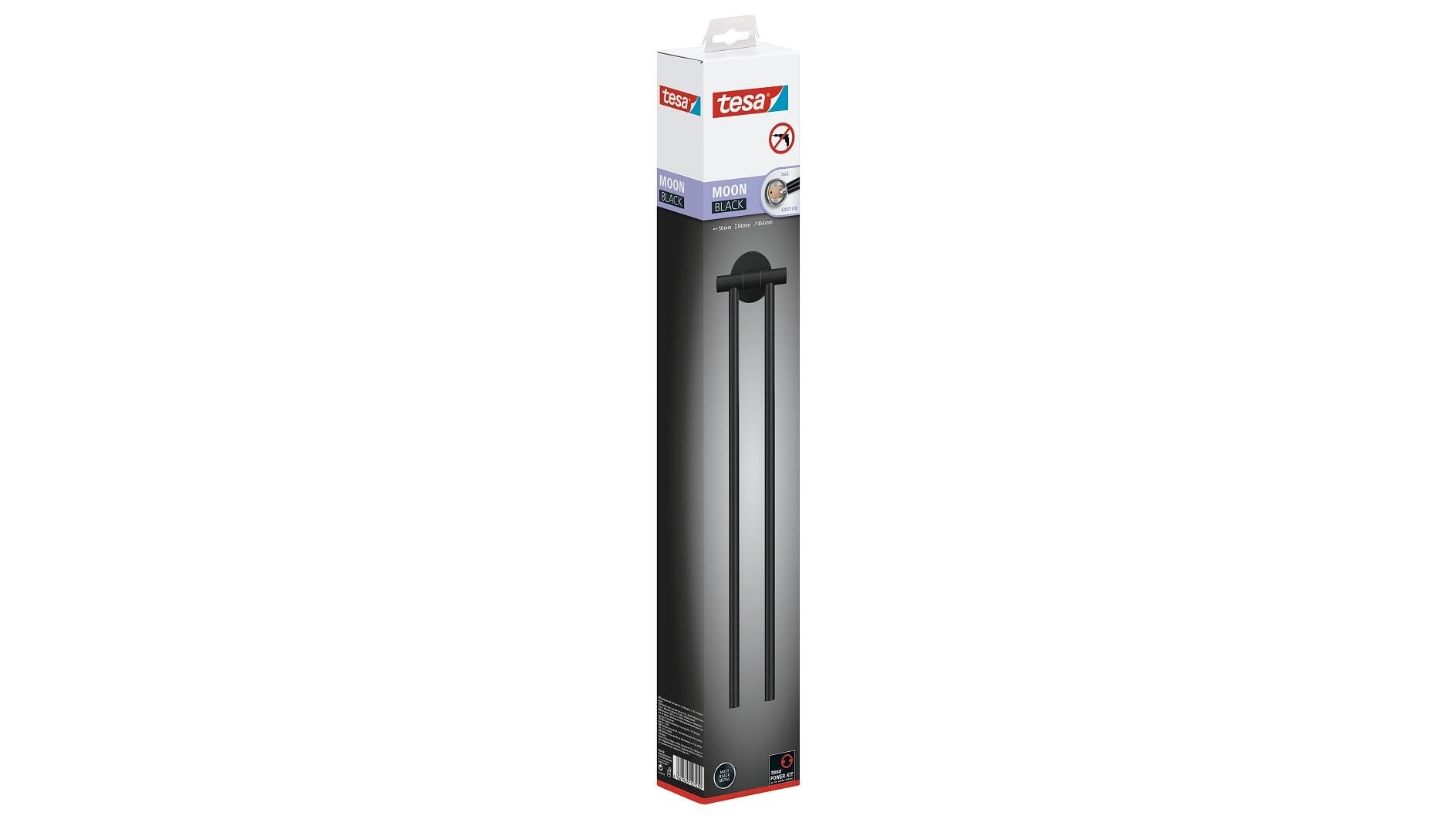 EAN 4063565127250 - TESA MOON BLACK Soporte para toallas Montado en pared Negro imagen 2