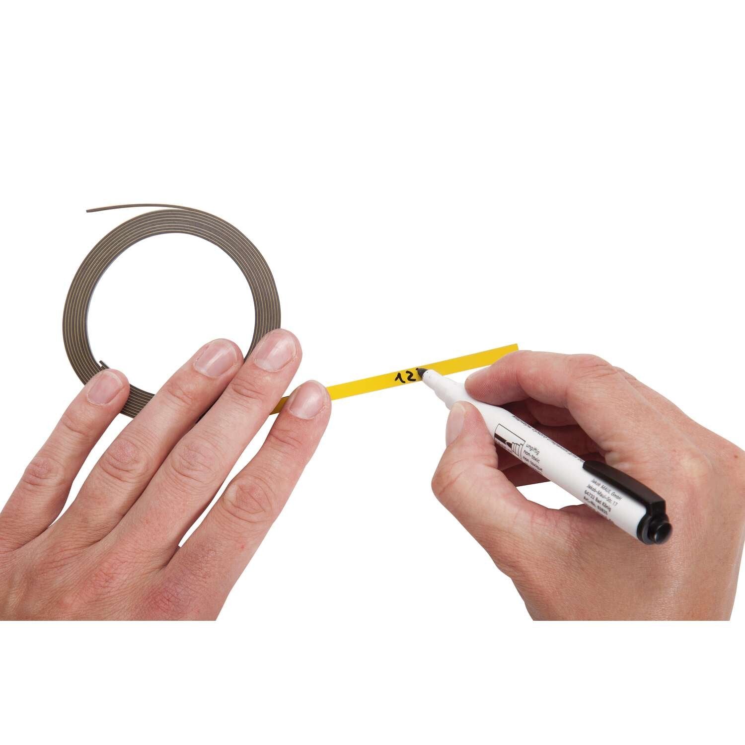 Maul Magnetmreifen 0,5 Cm X100 Cm, 2 M. Set Amarillo