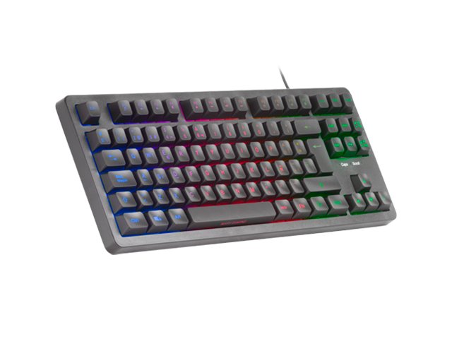 Mars Gaming Mk023 Teclado Gaming - Tecnologia H-Mech Red - Iluminacion Frgb Led - Anti-Ghosting - Compatible Con
