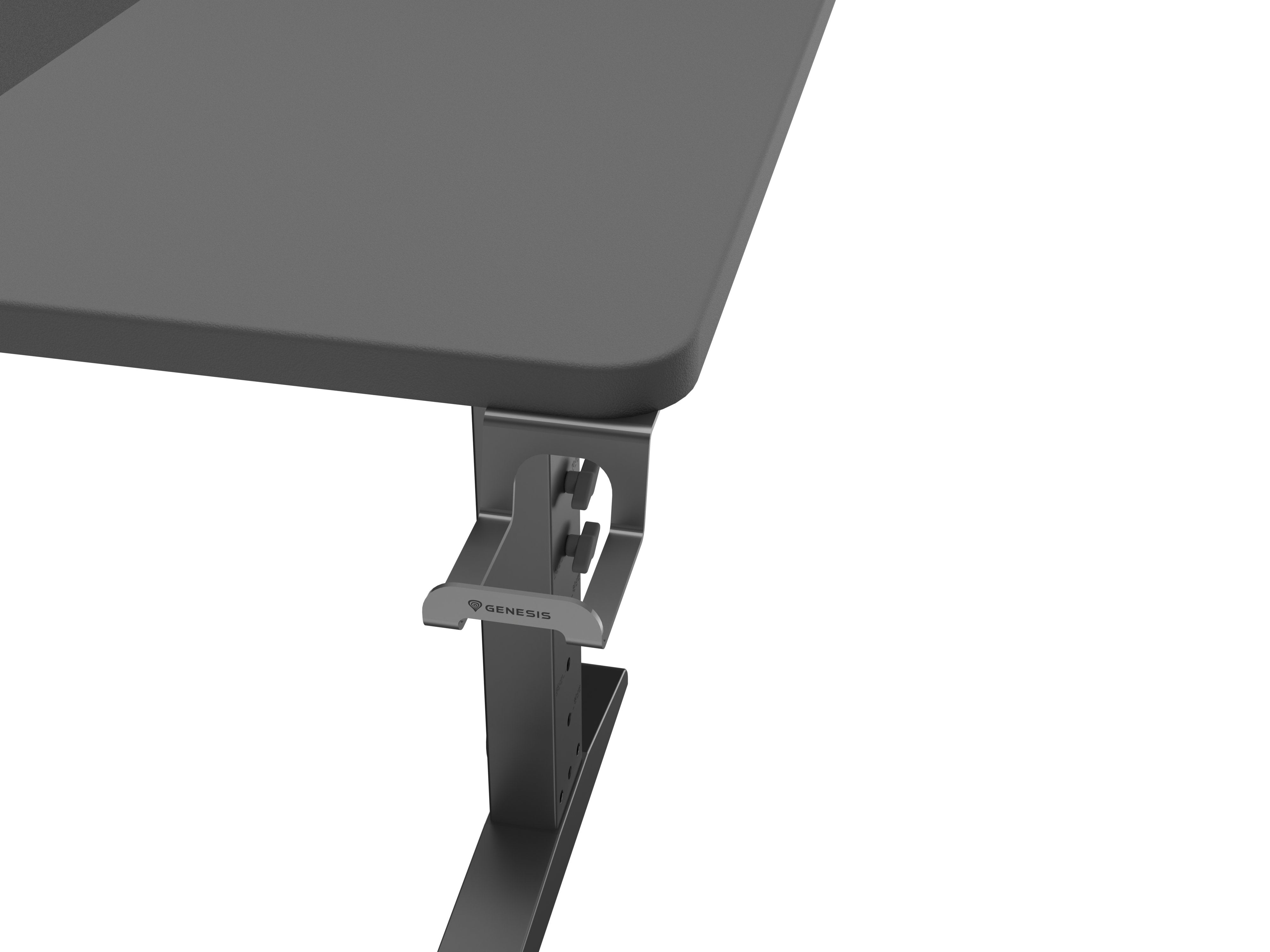 Mesa Gaming Genesis Holm Modular 140 Rgb Negro 140x75 Cm