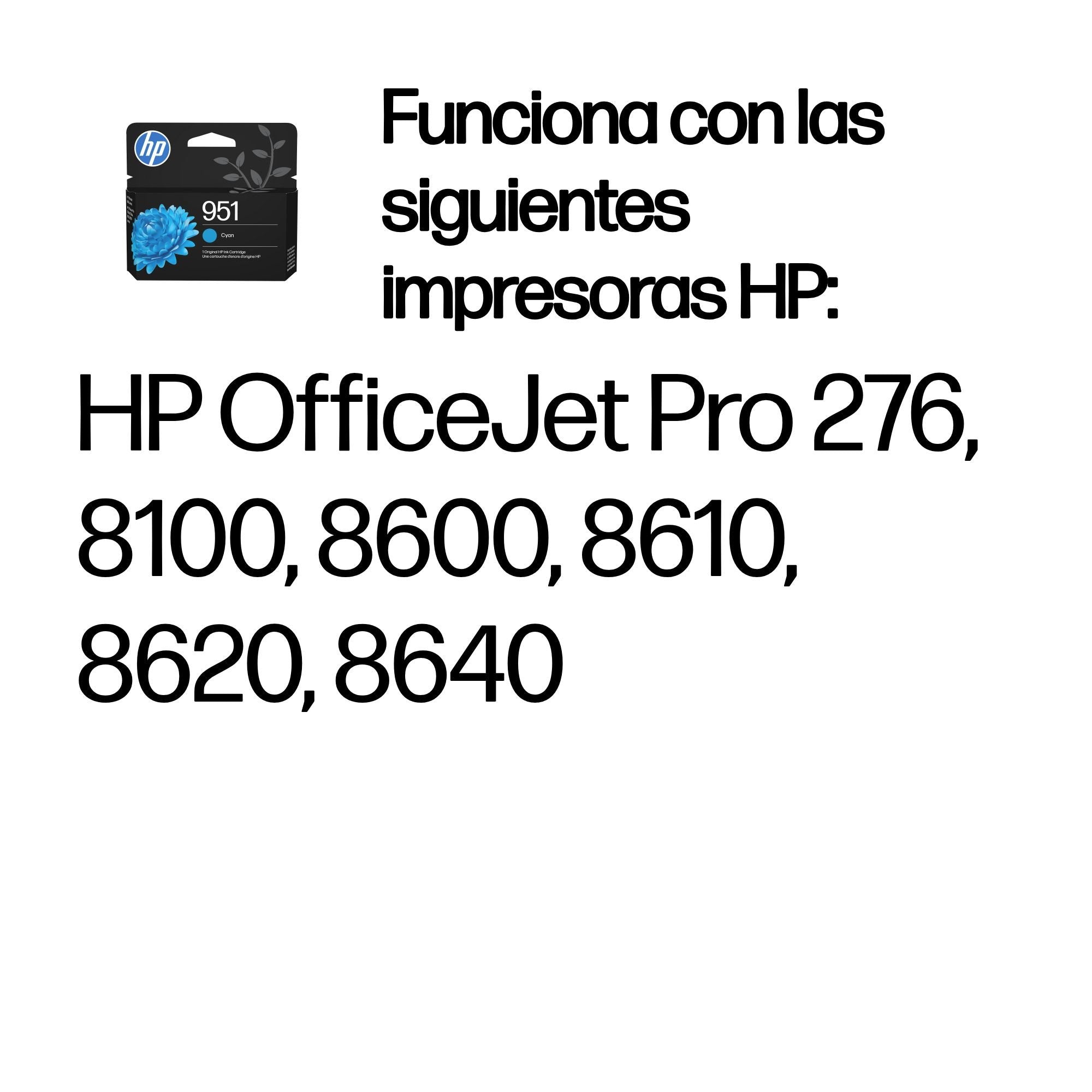 EAN 0199764139849 - HP 951 Cyan Original Ink Cartridge cartucho de tinta 1 pieza(s) Rendimiento estándar imagen 2
