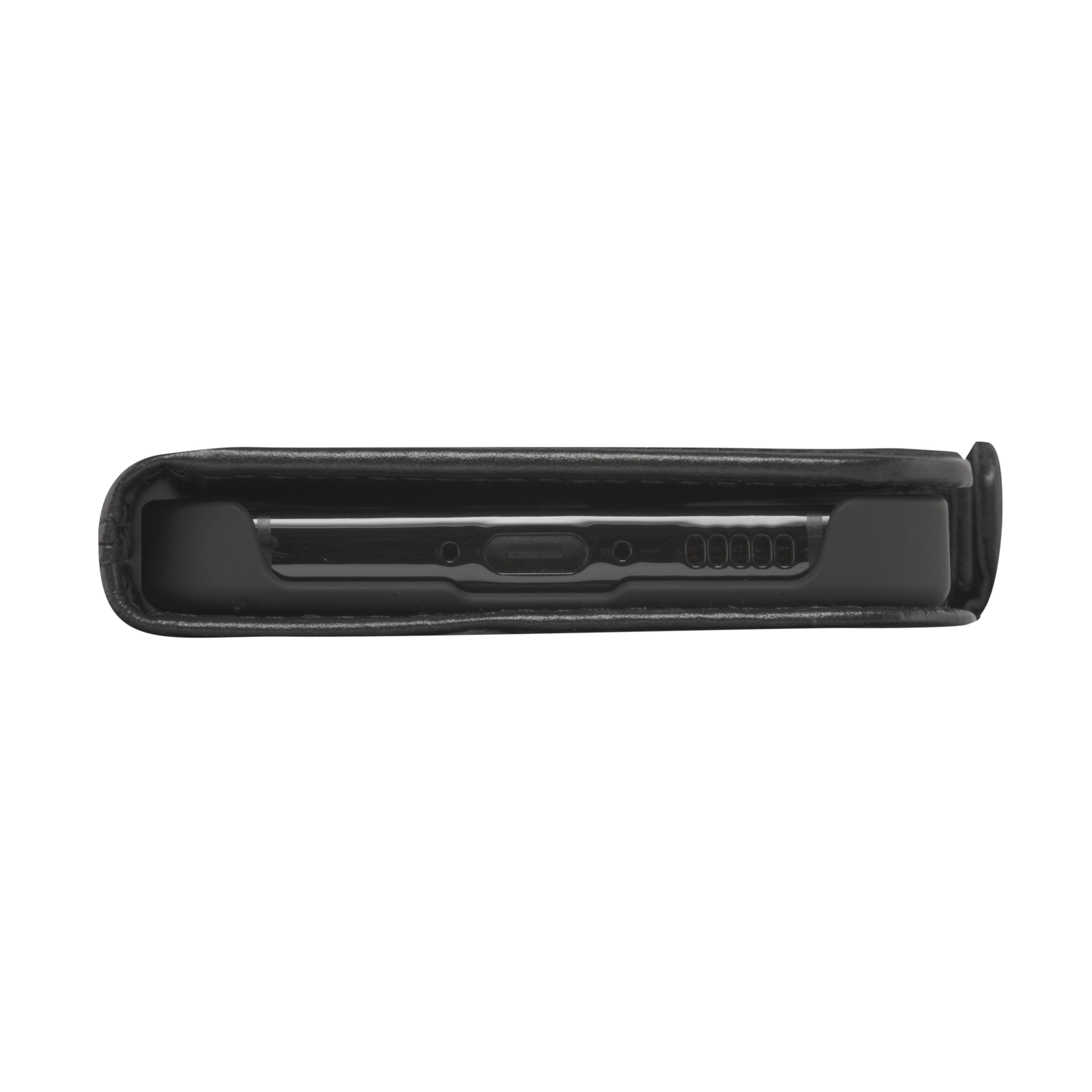 Dbramante1928 Copenhagen Funda Con Tapa Para Teléfono Móvil Cuero De Grano Entero Negro Para Samsung Galaxy A55