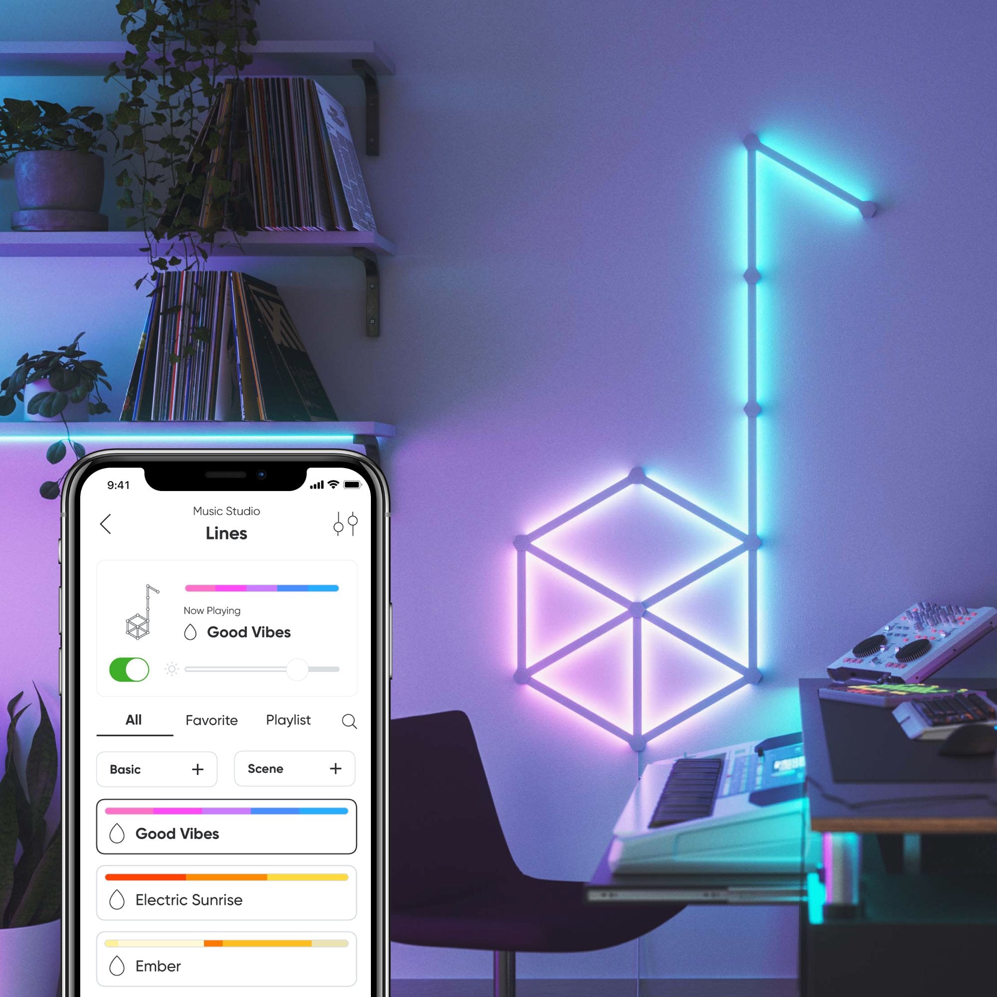 Nanoleaf Lines Starter Kit Panel Led Nanoleaf Lines Starter Kit 15pk