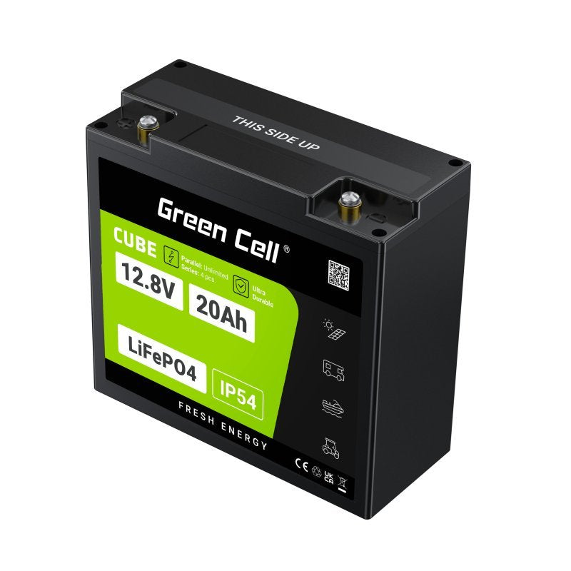 EAN 5904326374874 - Green Cell LFPGC12V20AH batería para sistema ups Fosfato de hierro-litio (LiFePo4) 12,8 V 20 Ah imagen 9