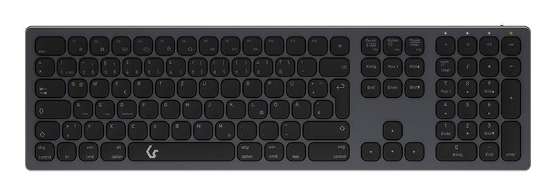 Keysonic Full-Size Aluminium Tas, Anthr/Bk, Ksk-8023btrf(De)