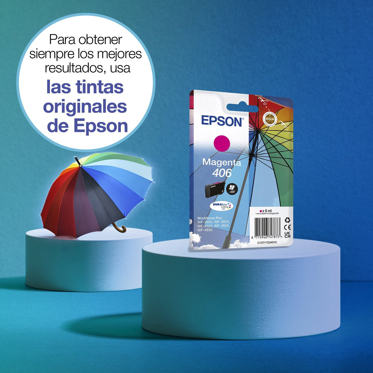 Epson Singlepack Magenta 406 Durabrite Ultra Ink