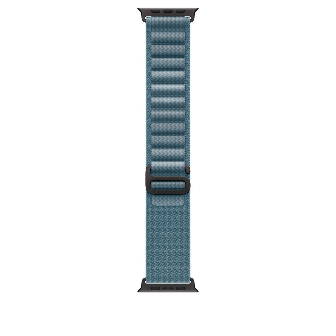 49mm Light Blue Alpine Loop - Medium - Black Titanium Finish