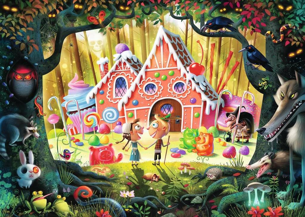 Ravensburger Puzzle Cuentos Clásicos De Dean Macadam - Hansel Y Gretel 1000 Piezas 12000415