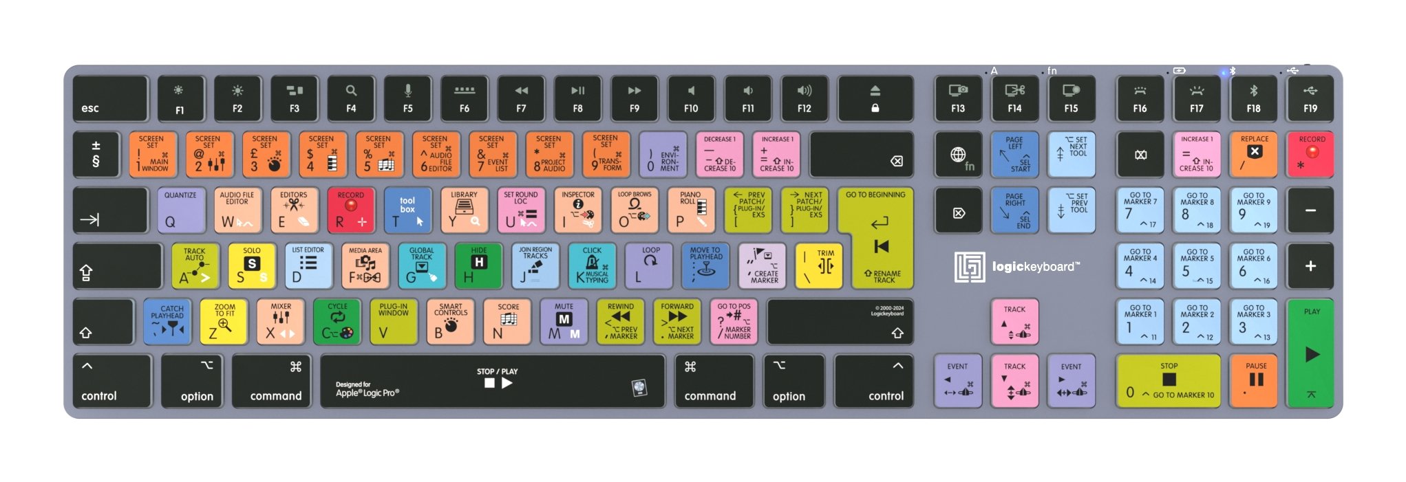 Logickeyboard Apple Logic Pro X2 Titan Fr (Mac)